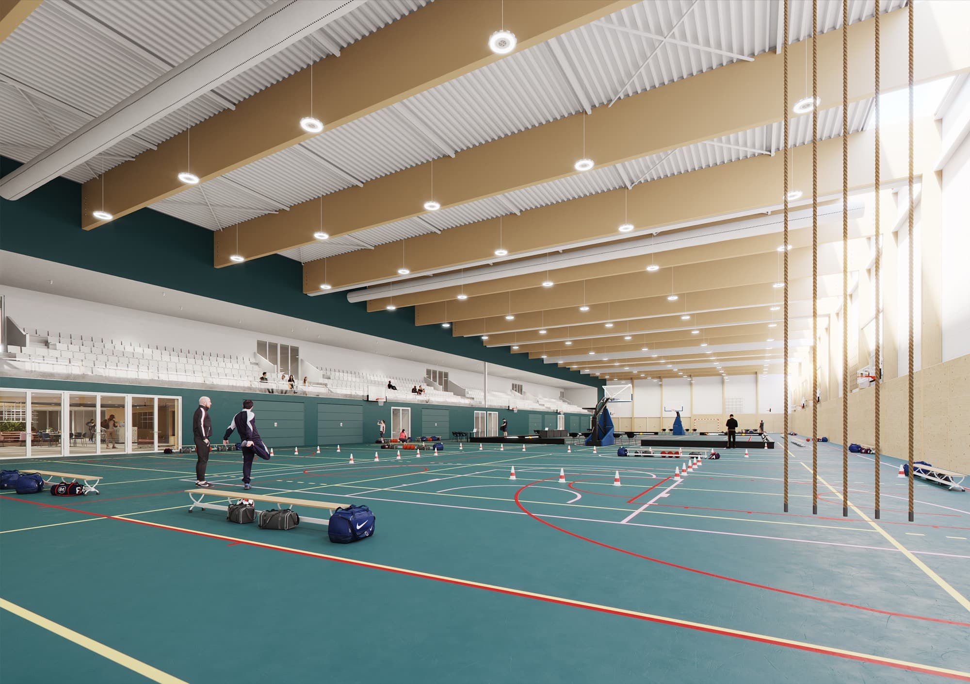 Sporthal in Merwestein.