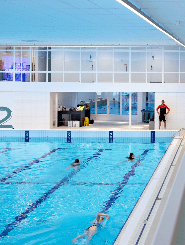 Lane swimming